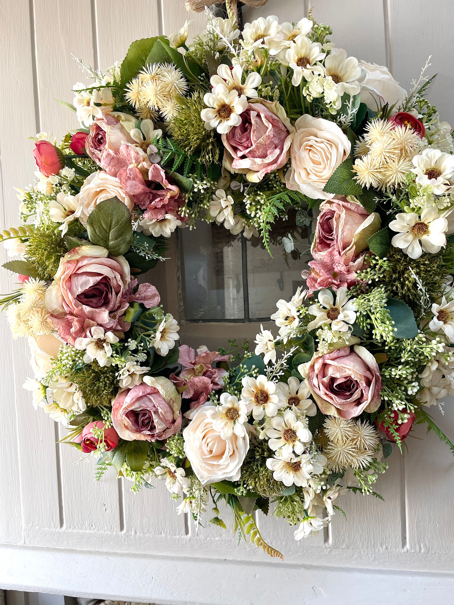 “CHARLIE” faux wreath (FREE P&P)