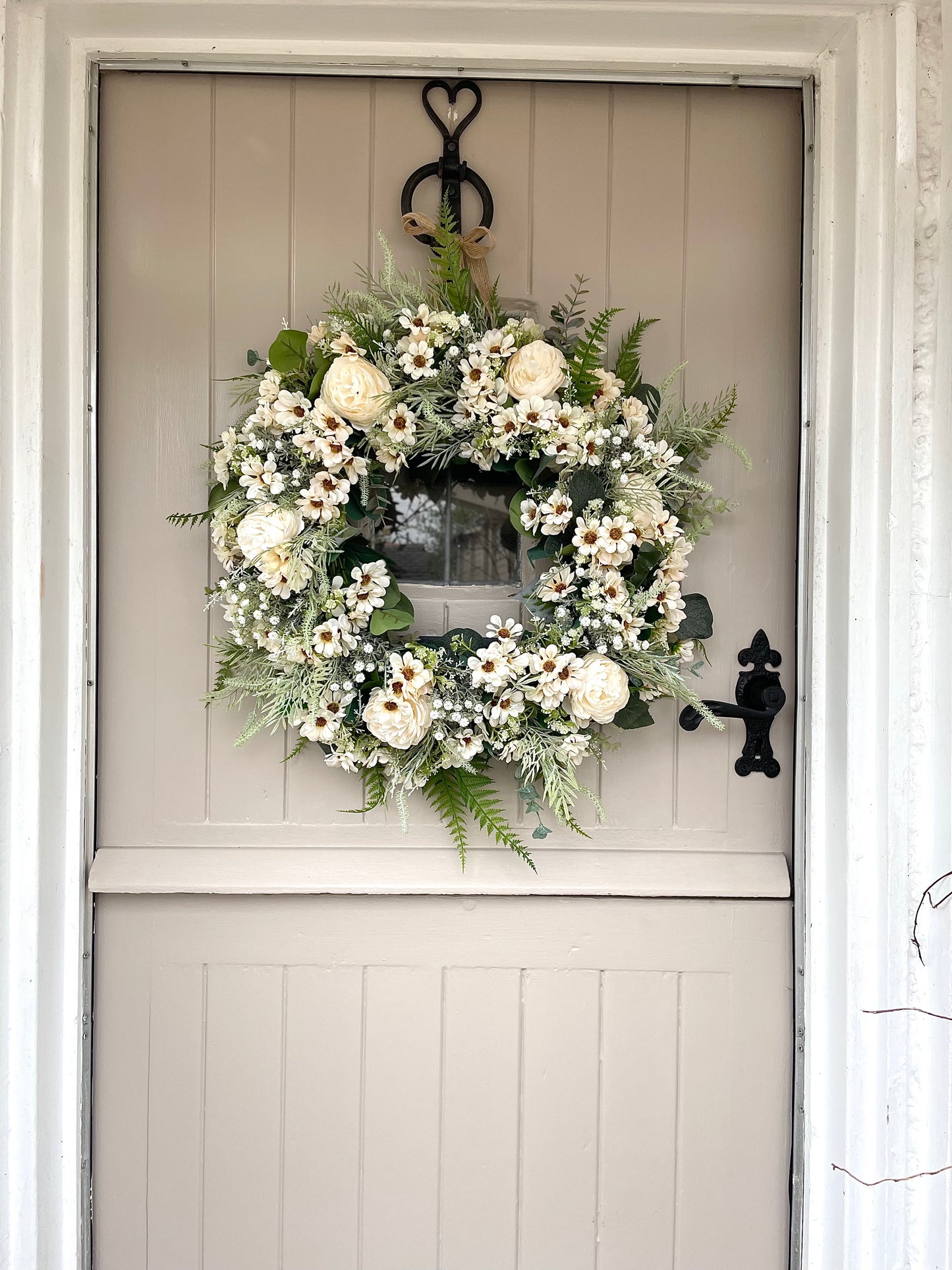 “LACEY” faux wreath (FREE P&P)