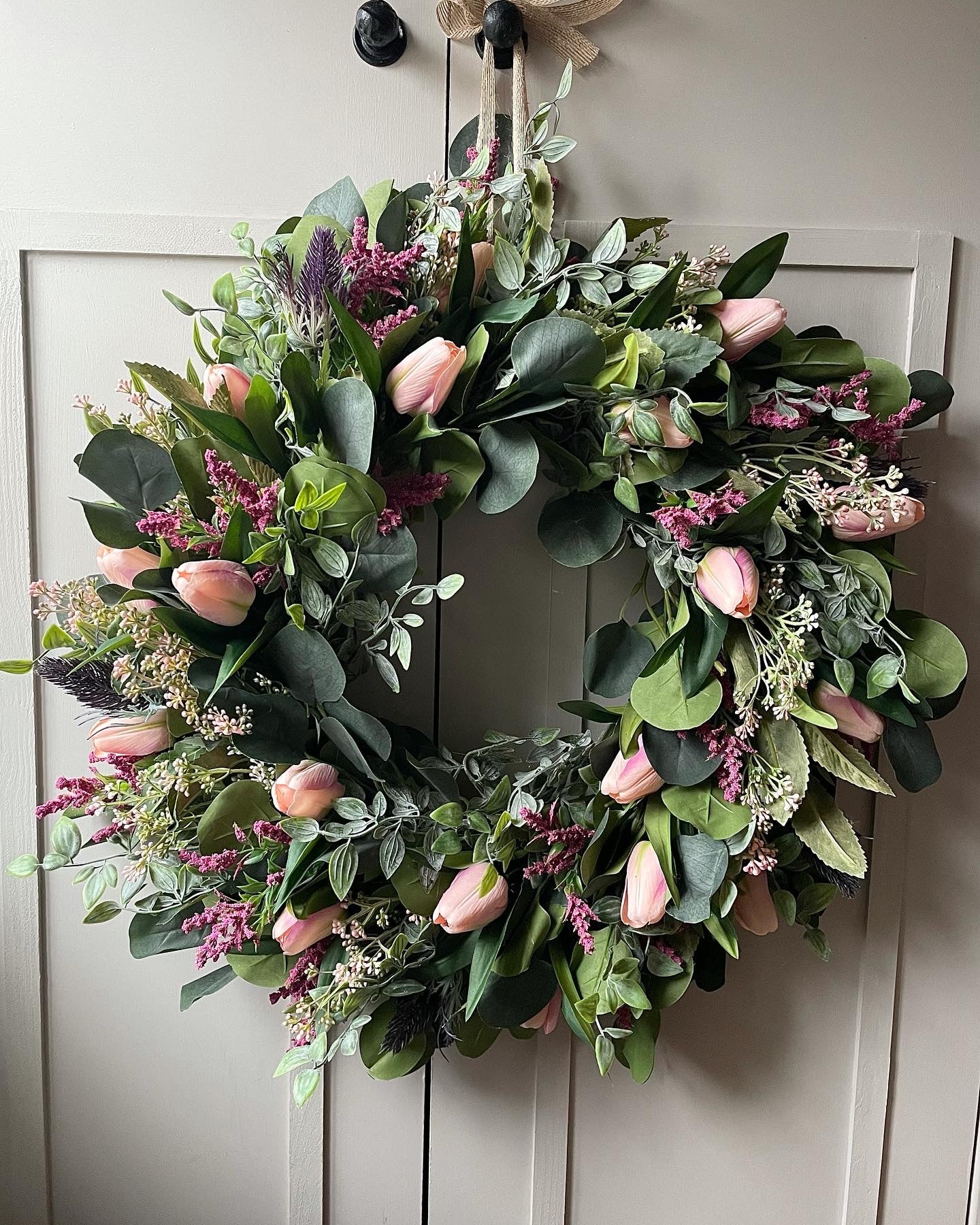 “Best selling “GEORGIE” faux wreath (FREE P&P)