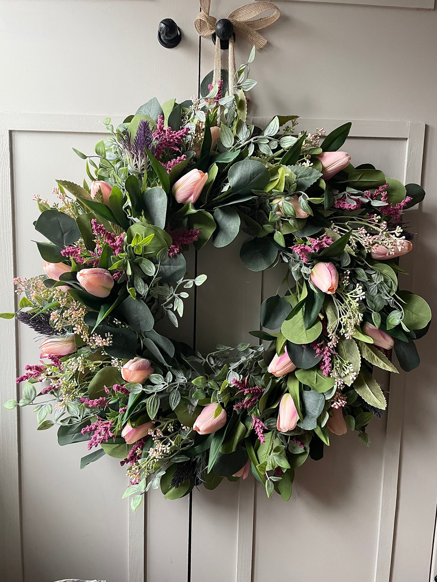 “Best selling “GEORGIE” faux wreath (FREE P&P)