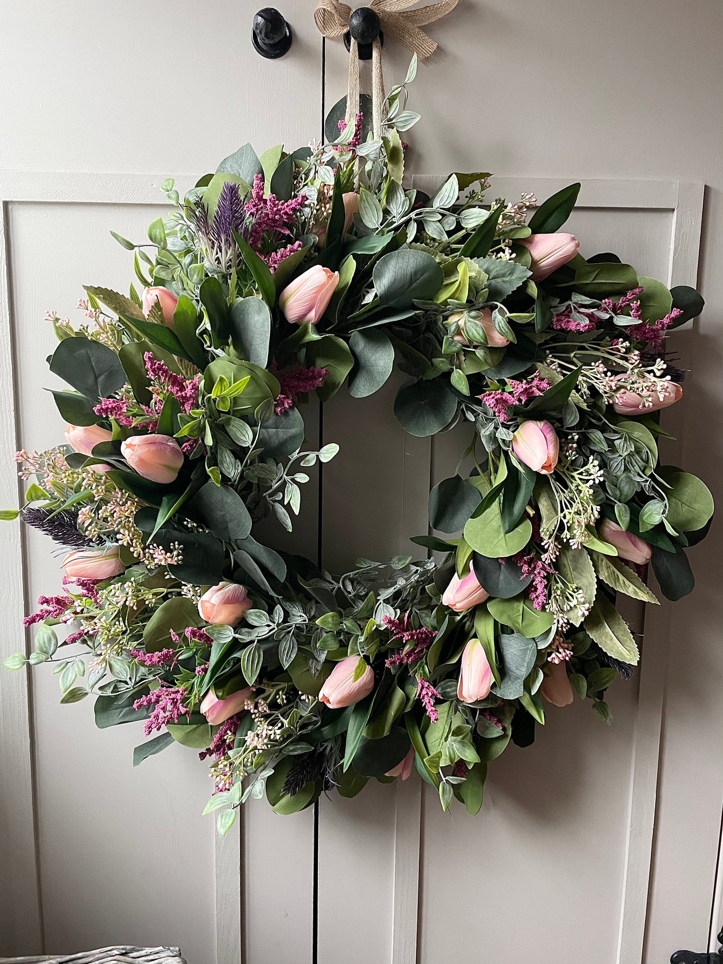 “Best selling “GEORGIE” faux wreath (FREE P&P)