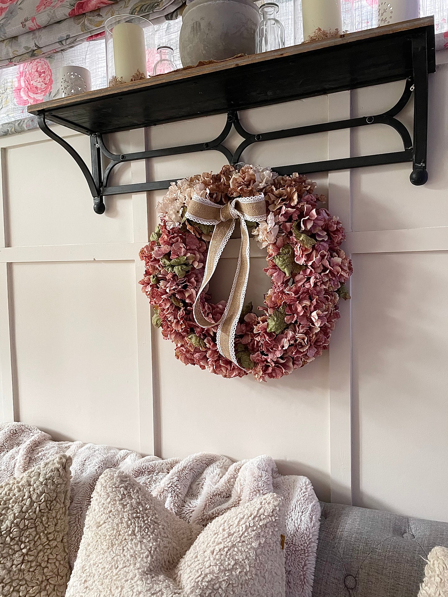 Country “Clarence” faux wreath