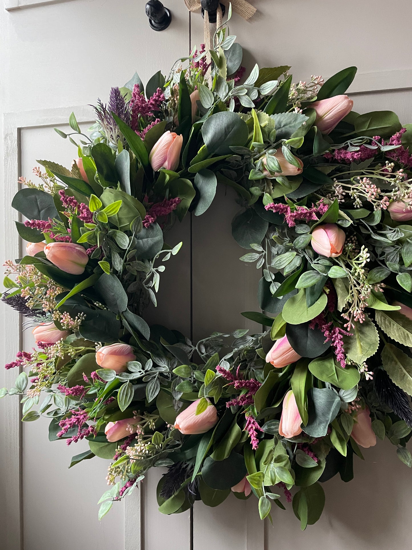“Best selling “GEORGIE” faux wreath (FREE P&P)