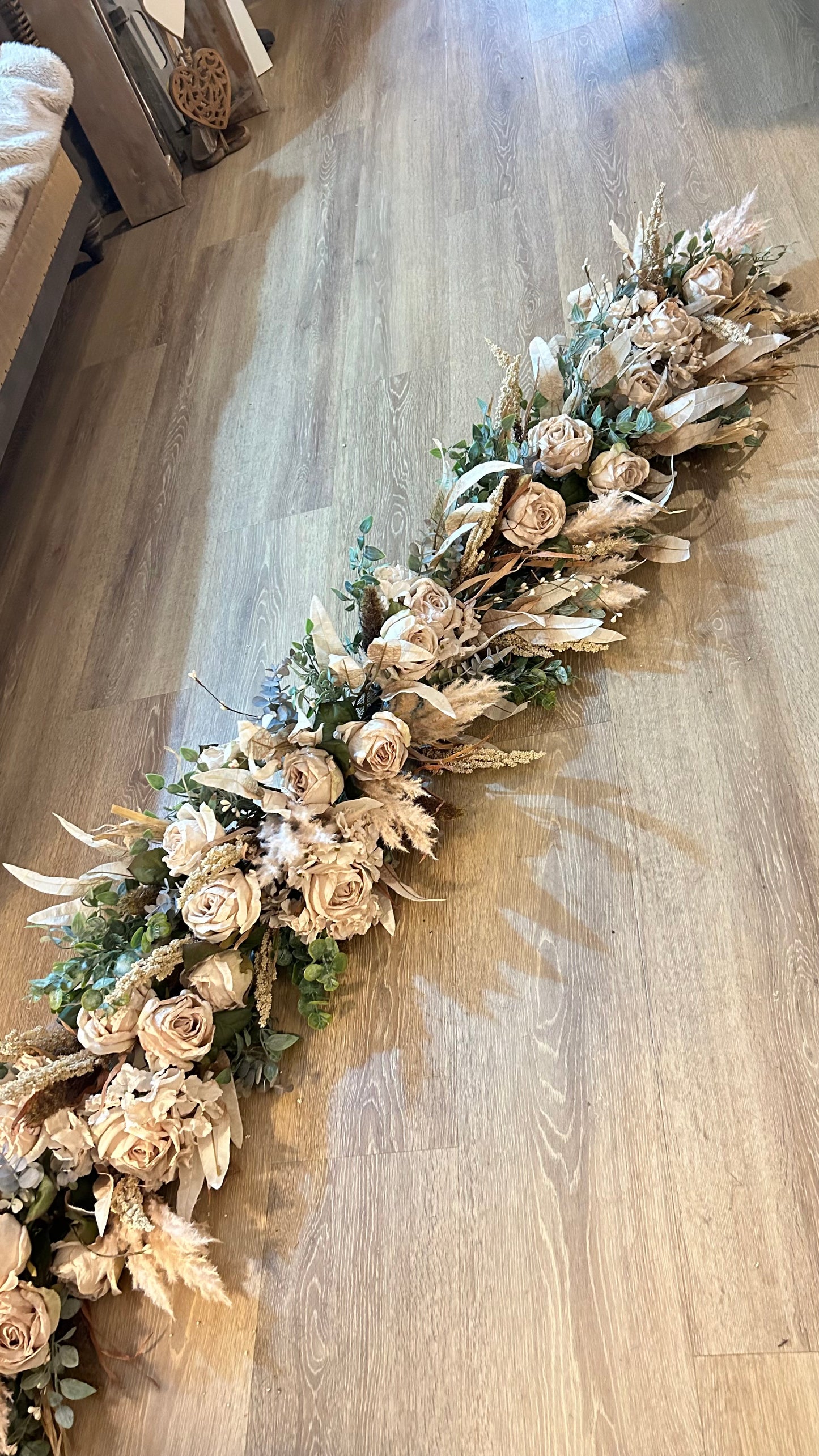 Pampas oats garland (FREE P&P)