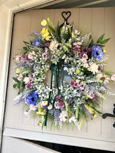 Load image into Gallery viewer, “CHARLOTTE” spring/ summer faux wreath (FREE P&amp;P
