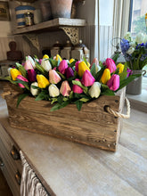 Load image into Gallery viewer, Tulip rustic  (TROUGH FLOWER BOX) FREE P&amp;P
