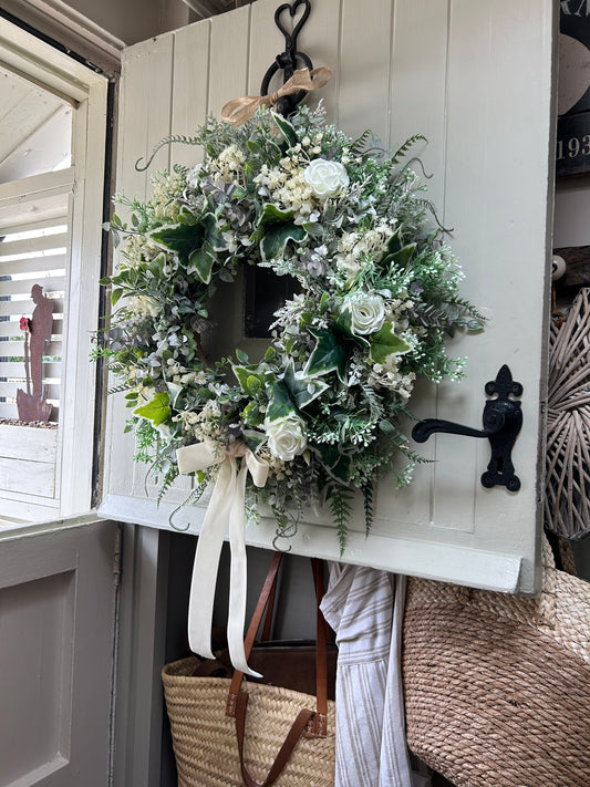 “IVY” all year round faux wreath (FREE P&P