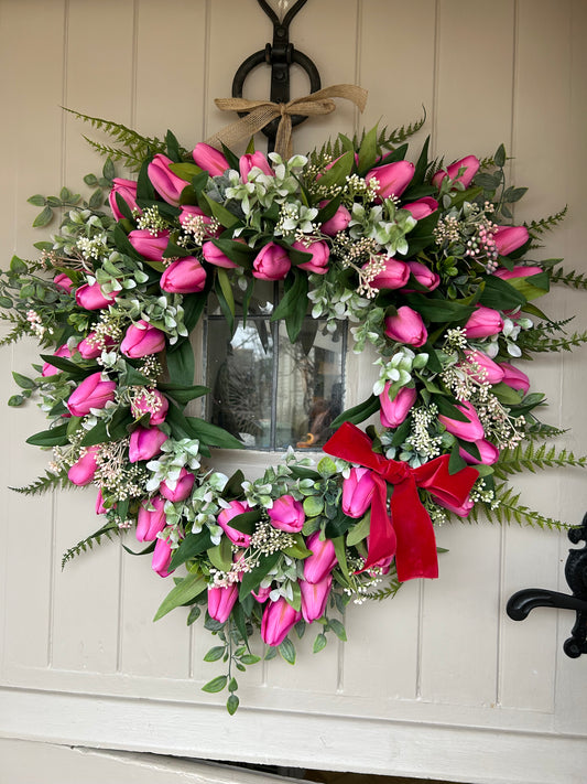 “GRACIE” faux wreath (FREE P&P