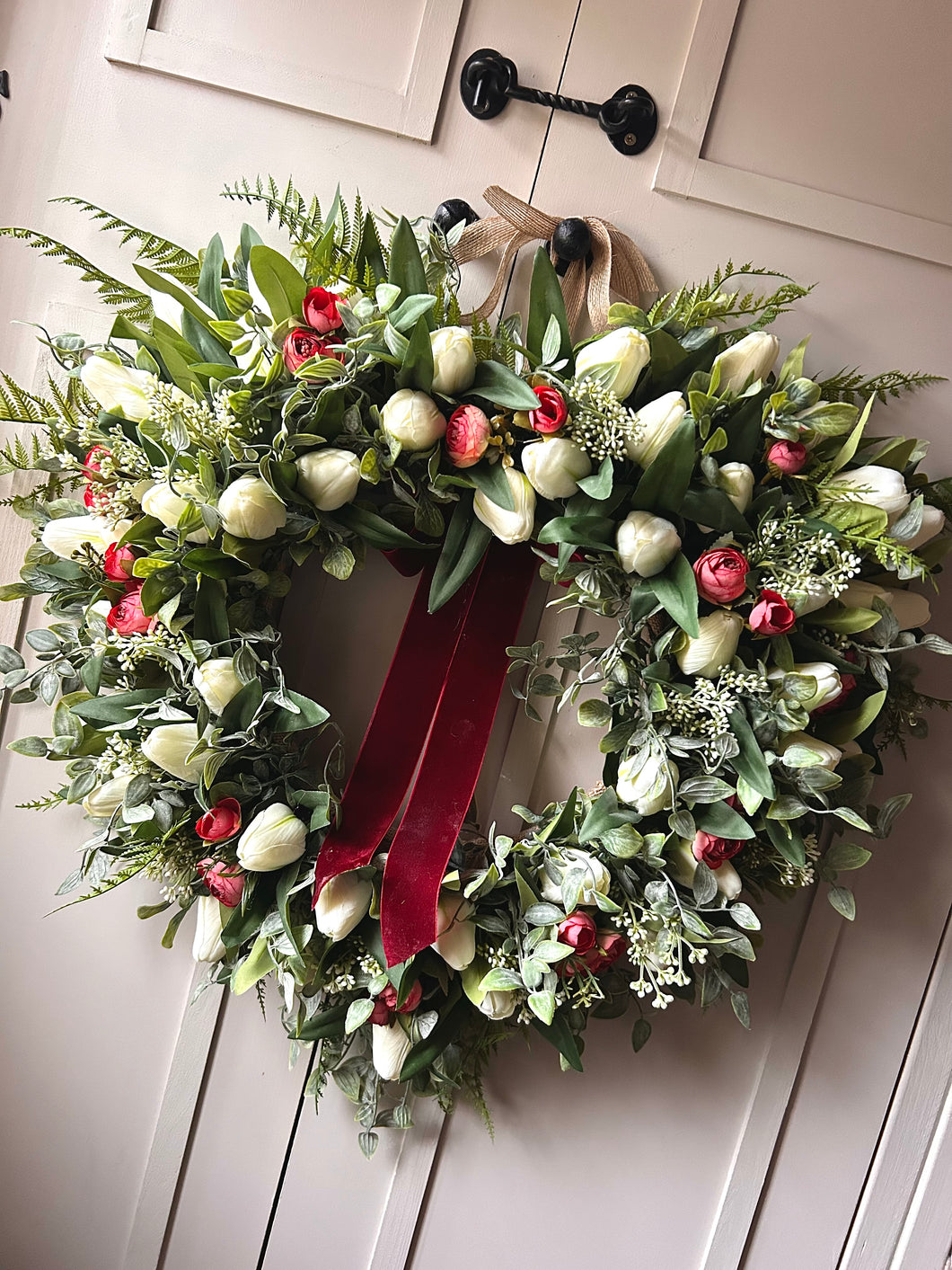 “BEA” faux wreath (FREE P&P