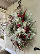 Load image into Gallery viewer, “ELSA” winter Christmas wreath (FREE P&amp;P)
