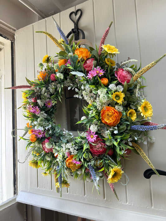 “MAYA” SUMMER faux wreath (FREE P&P