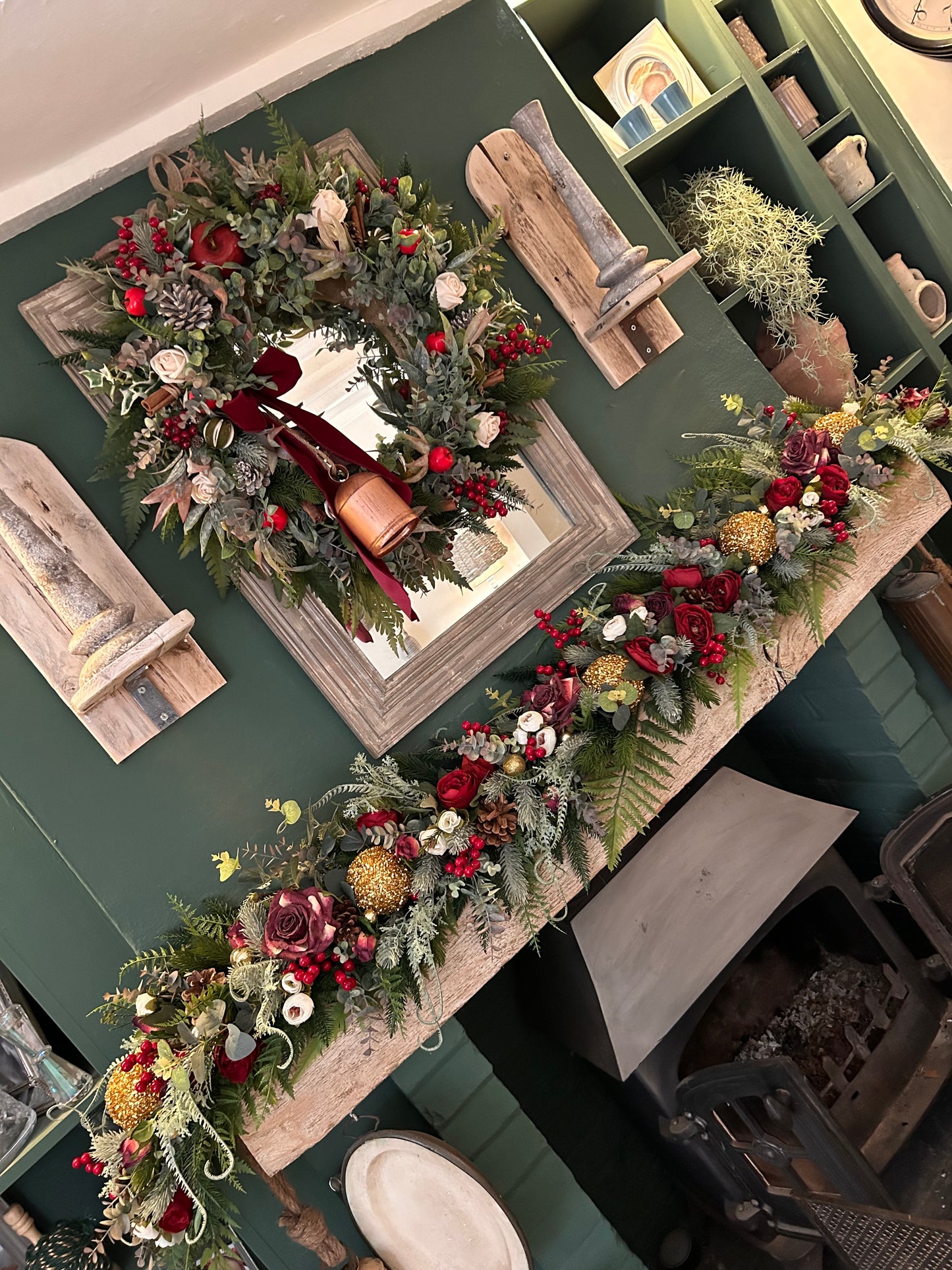 “SNOW WHITE” Christmas garland (FREE P&P)