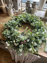 Load image into Gallery viewer, “MARGOT” spring/ summer wreath (FREE P&amp;P)
