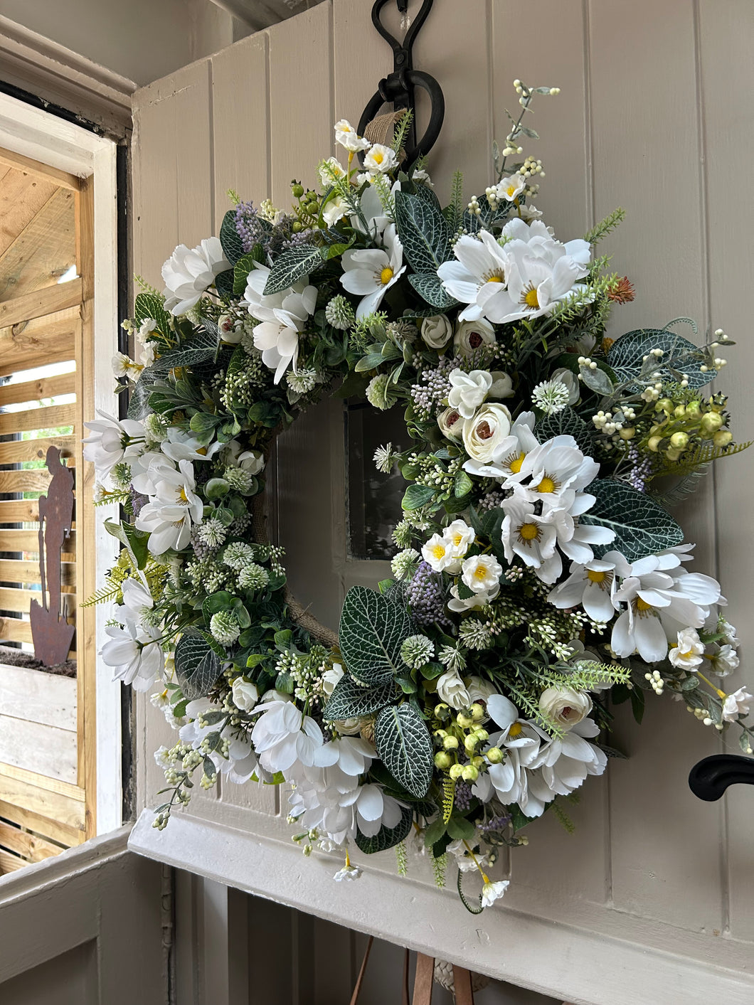 “NORA” spring/ summer wreath (FREE P&P)