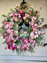 Load image into Gallery viewer, “LILLIE” spring summer wreath (FREE P&amp;P)
