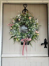 Load image into Gallery viewer, “FLORA”  spring/ summer faux wreath (FREE P&amp;P
