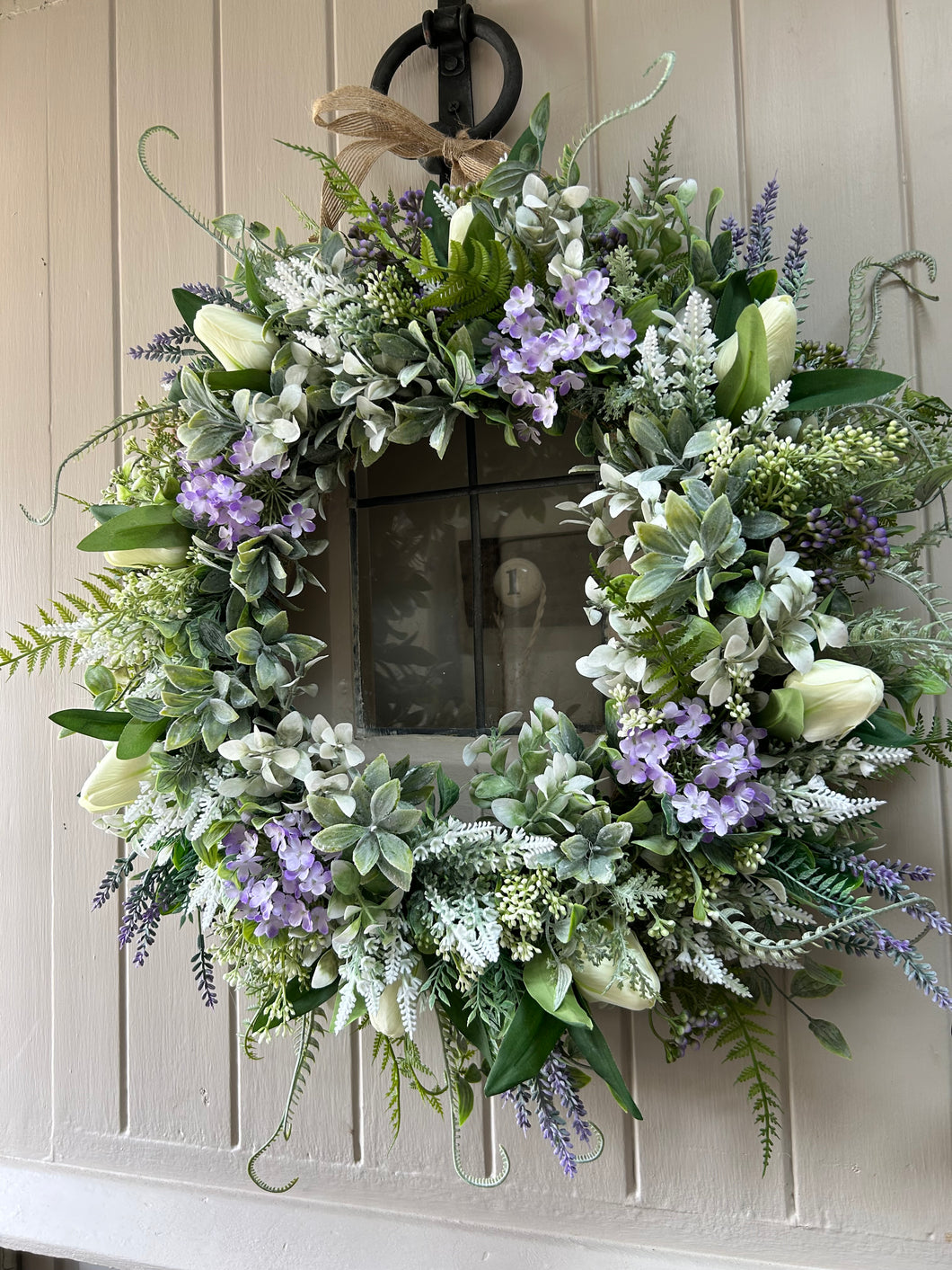 “GRACE” faux wreath (FREE P&P)