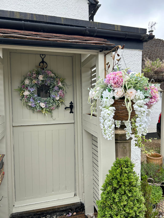 “SLOANE” summer Luxury artificial hanging basket (FREE P&P)