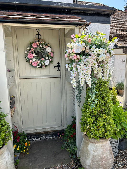 “LEAH” faux wreath (FREE P&P)