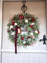 Load image into Gallery viewer, “JINGLE BELL” Christmas wreath (FREE P&amp;P)
