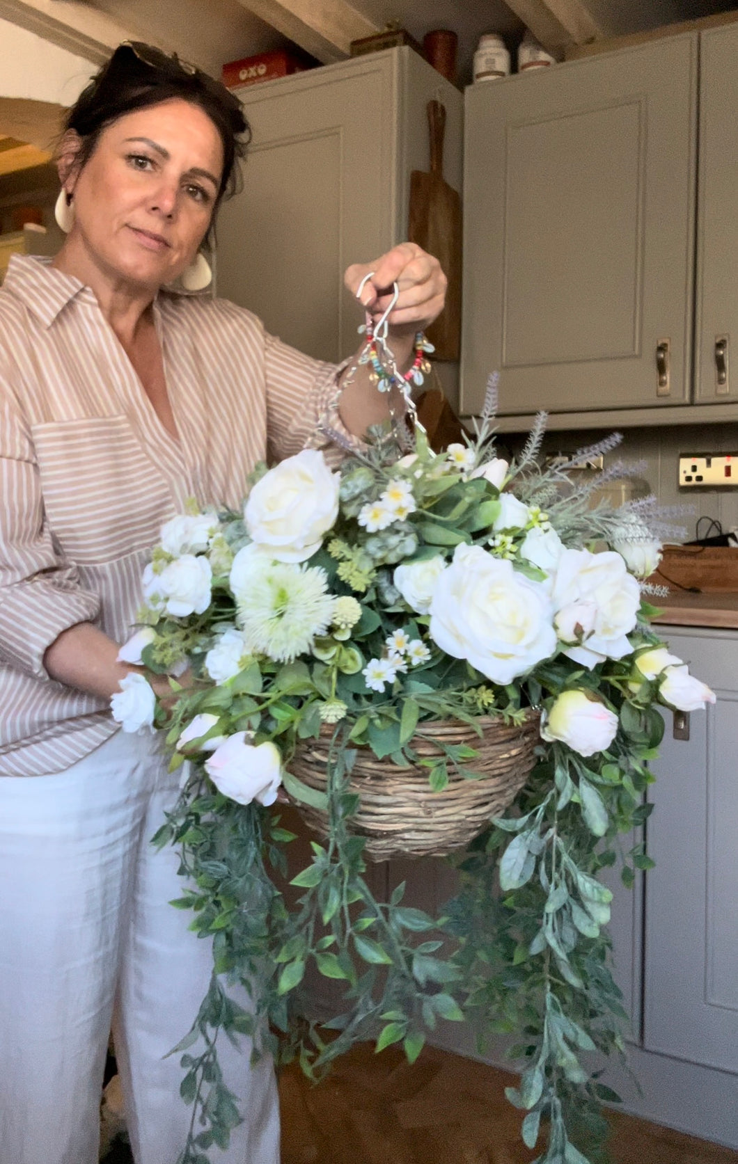 “TAYWELL“ Luxury artificial hanging basket (FREE P&P)