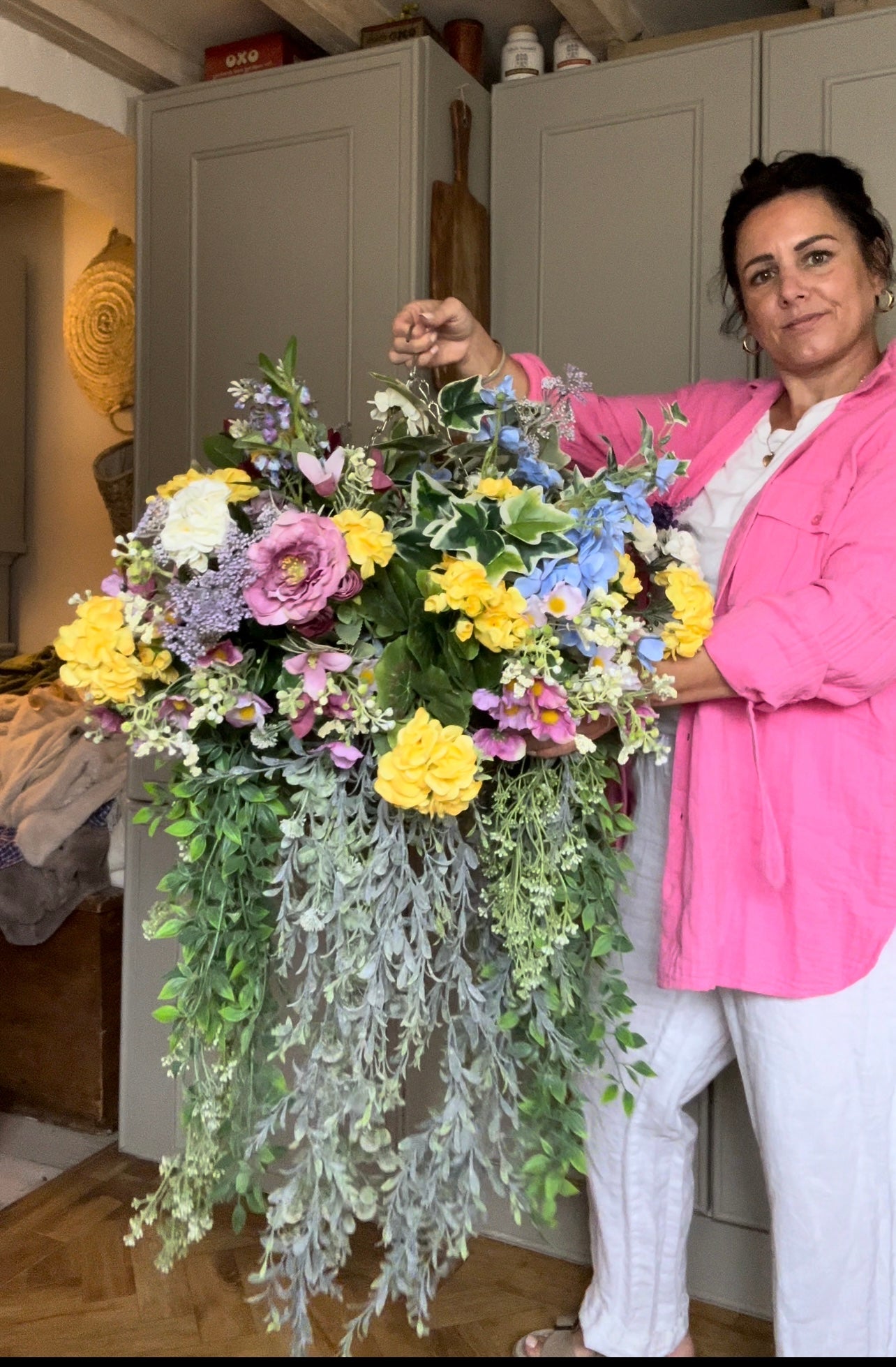 “Dream” Luxury artificial hanging basket (FREE P&P)