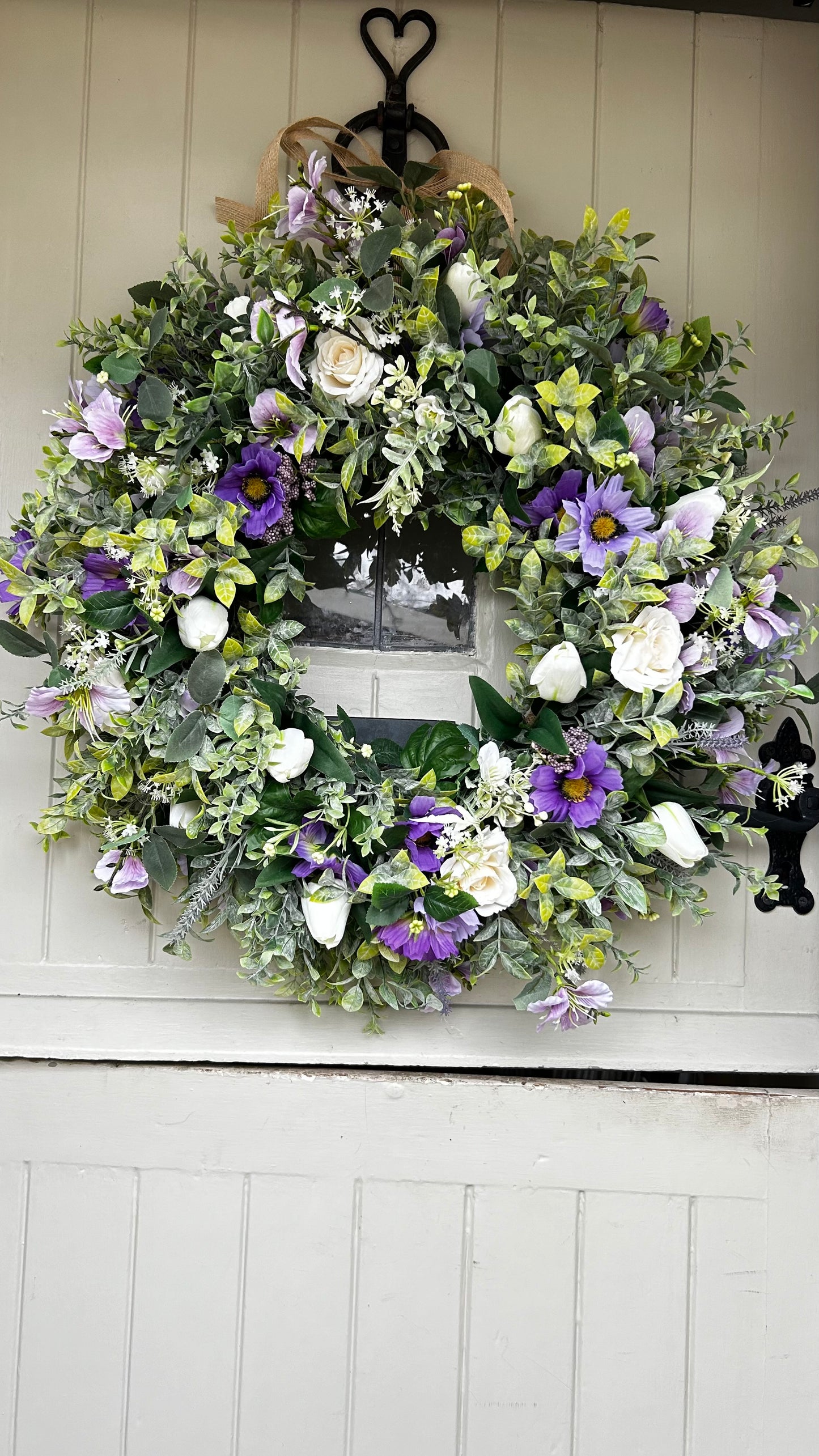 “LAUREN”  artificial wreath (FREE P&P