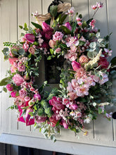 Load image into Gallery viewer, “LILLIE” spring summer wreath (FREE P&amp;P)
