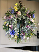 Load image into Gallery viewer, “CHARLOTTE” spring/ summer faux wreath (FREE P&amp;P
