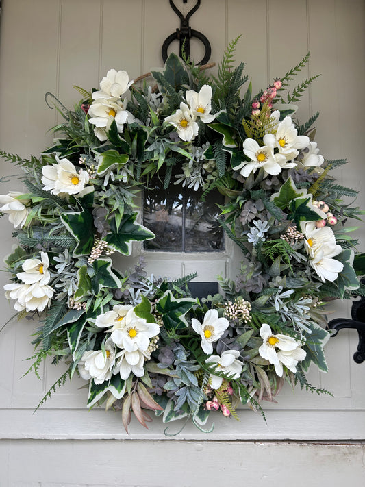 “NORA” all year wreath (FREE P&P)