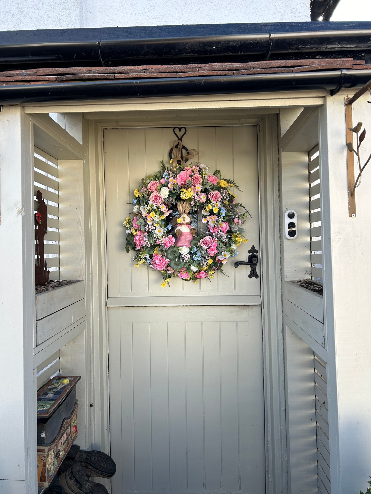 “BUNNY” spring wreath limited addition wreath( free P&P)