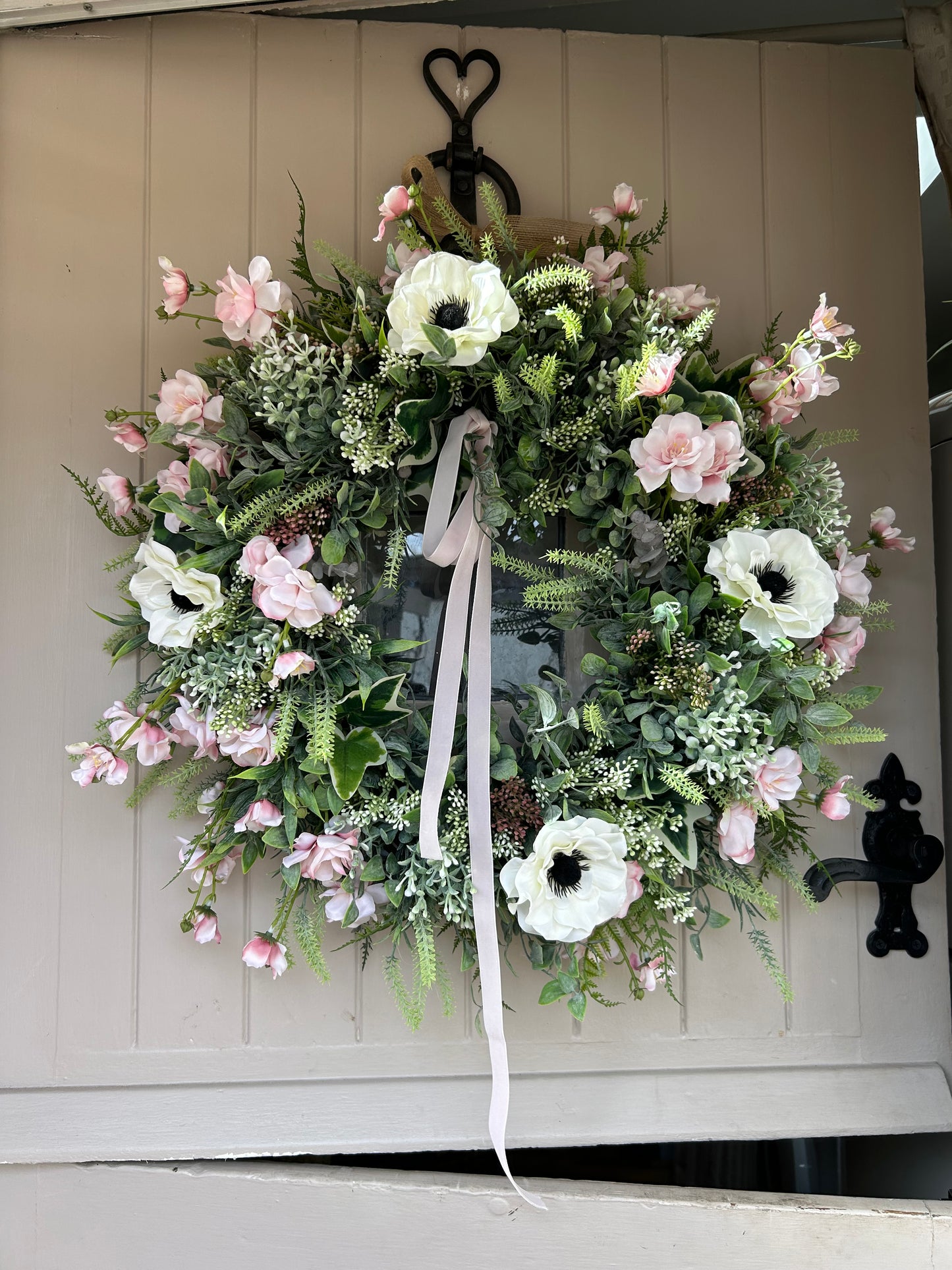 “CHLOE” spring/ summer faux wreath (FREE P&P