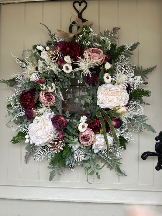 “ICE QUEEN” Christmas wreath (FREE P&P)