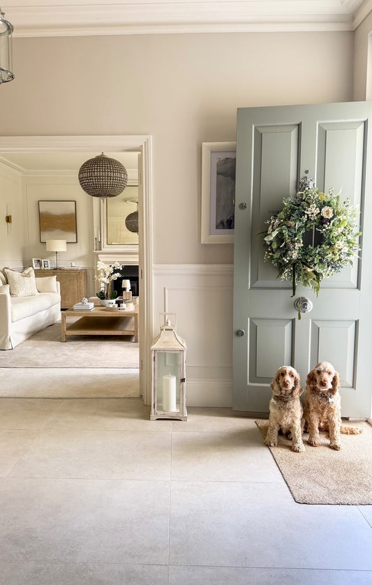 “ARABELLA” limited stock winter artificial wreath (FREE P&P)