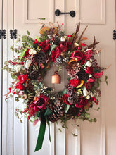 Load image into Gallery viewer, “BELLA” Christmas wreath (FREE P&amp;P)
