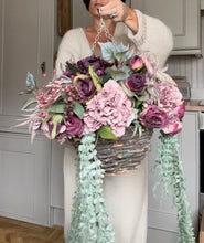 Load image into Gallery viewer, “PHOEBE” winter Luxury artificial hanging basket (FREE P&amp;P)
