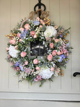 Load image into Gallery viewer, “MEGAN” SUMMER” limited stock artificial wreath (FREE P&amp;P)
