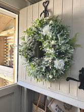 Load image into Gallery viewer, “YASMIN” natural all year faux wreath (FREE P&amp;P
