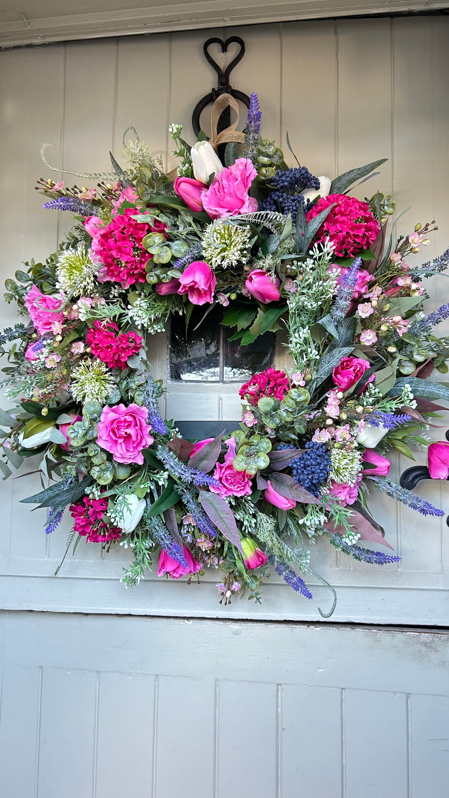 “JULIA” artificial wreath (FREE P&P