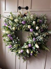 Load image into Gallery viewer, “GRACIE” lilac faux wreath (FREE P&amp;P
