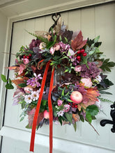 Load image into Gallery viewer, “EMILY” autumn artificial wreath (FREE P&amp;P)
