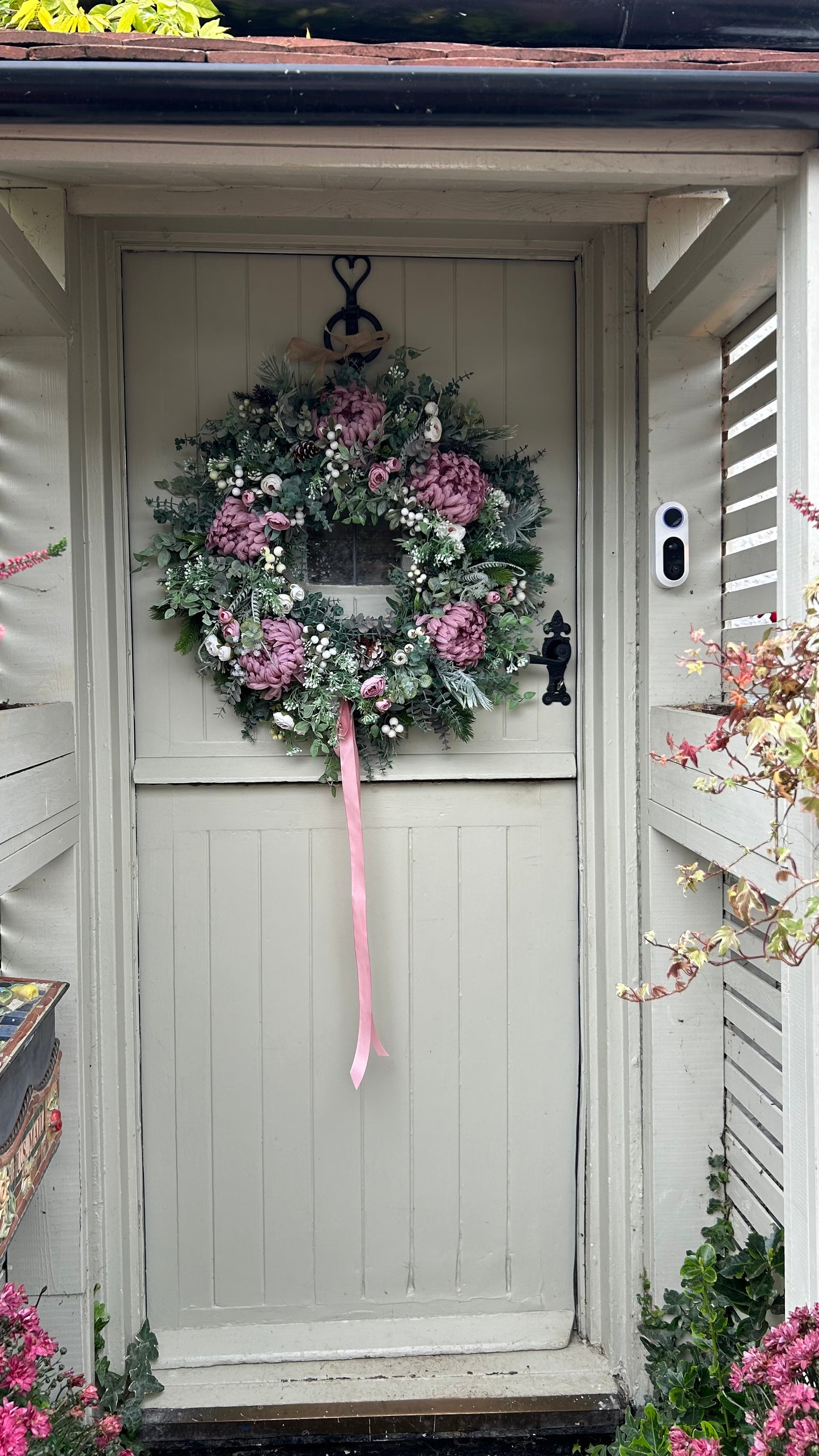 “HARMONY” winter and Christmas wreath (FREE P&P)