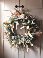 Load image into Gallery viewer, “VANILLA” country faux wreath (FREE P&amp;P)
