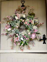 Load image into Gallery viewer, “FAIRY GARDEN” Jan delivery, new for 2025 faux wreath (FREE P&amp;P
