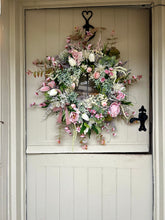 Load image into Gallery viewer, “FAIRY GARDEN” Jan delivery, new for 2025 faux wreath (FREE P&amp;P
