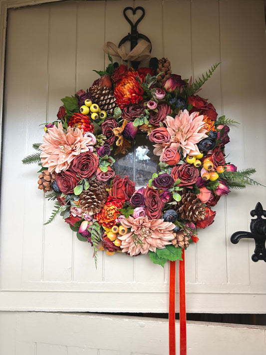 “VIV” artificial wreath (FREE P&P)
