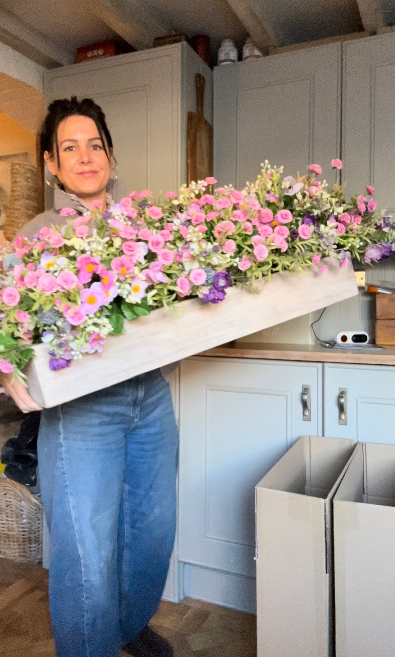 “SOPHIE” (TROUGH FLOWER BOX) FREE P&P