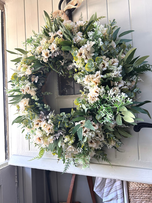 “SIENNA” country faux wreath (FREE P&P)