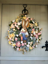 Load image into Gallery viewer, “BUNNY” available del- mid feb limited stock/ faux wreath (FREE P&amp;P (limited stock )delivery late Jan-feb
