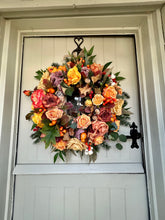 Load image into Gallery viewer, “CHLOE” autumn artificial wreath (FREE P&amp;P)
